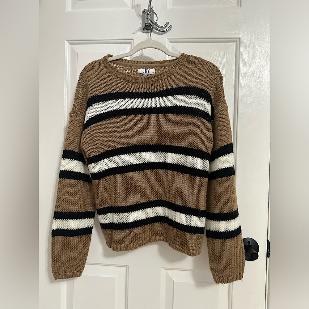 JDY Pullover Knit Striped Sweater